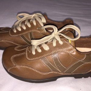 Womens Birkies Footprint Brown Shoes EU 36